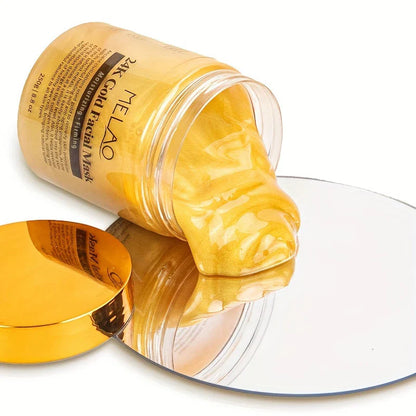 Tiroir AO-Masque facial doré 24K, Masque de beauté, élimine la peau, Masques qualifiée aux hydratants au collagène doré, Frankreich