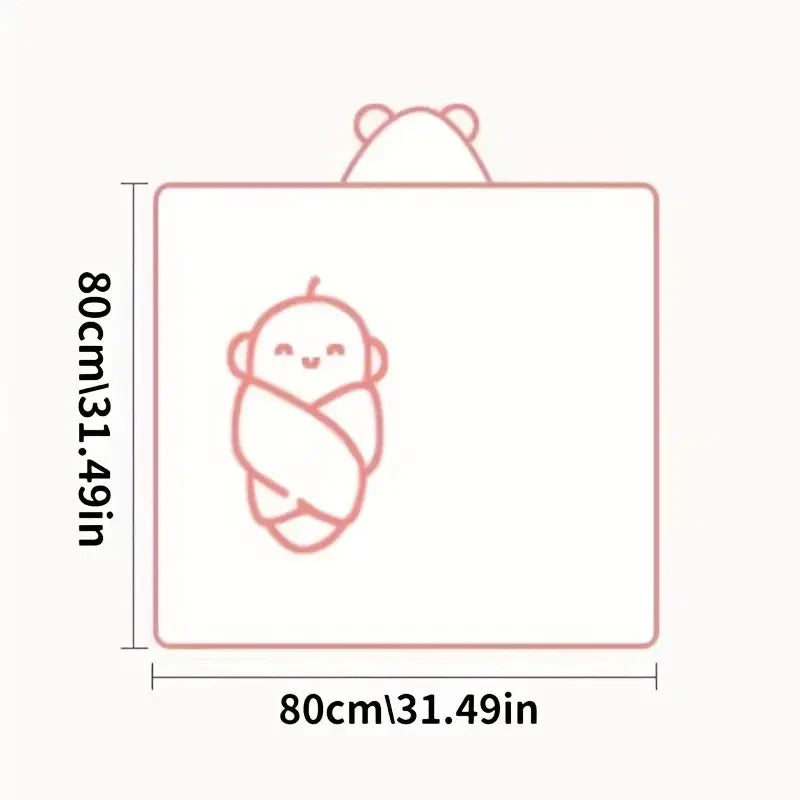 Peignoir pour bébé en forme d'animal, absorbant rapidement, doux, à capuche, chaud, en velours de corail, Robe de nuit, bain câlin pour de nombreuses scènes