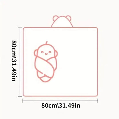 Peignoir pour bébé en forme d'animal, absorbant rapidement, doux, à capuche, chaud, en velours de corail, Robe de nuit, bain câlin pour de nombreuses scènes