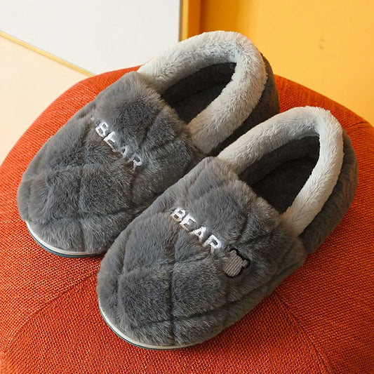 PANTOUFLES À MOTIF