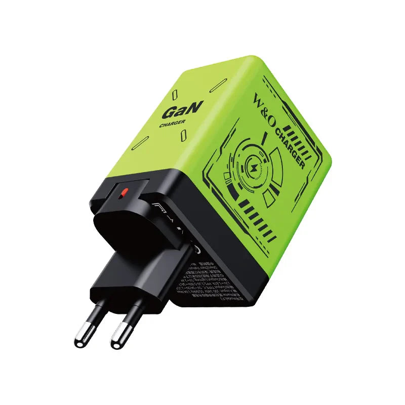 W&O 20W GaN Fast Charger with Type-C & Lightning Cable