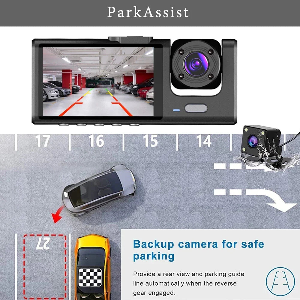 TriView HD Car Dash Cam