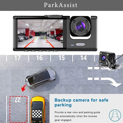 TriView HD Car Dash Cam