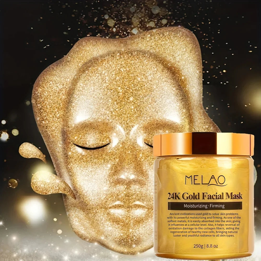 Tiroir AO-Masque facial doré 24K, Masque de beauté, élimine la peau, Masques qualifiée aux hydratants au collagène doré, Frankreich