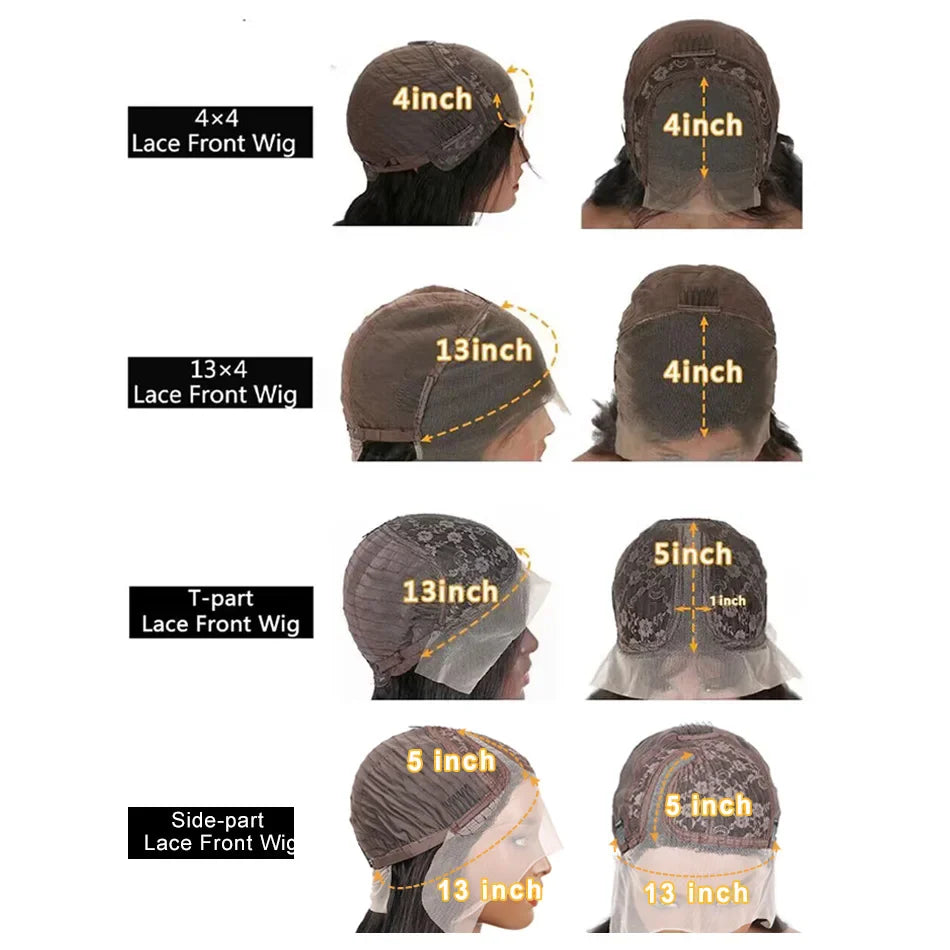 Short  Bob Wig 100% Brazilian Remy Human Hair Lace Front Pre-Plucked