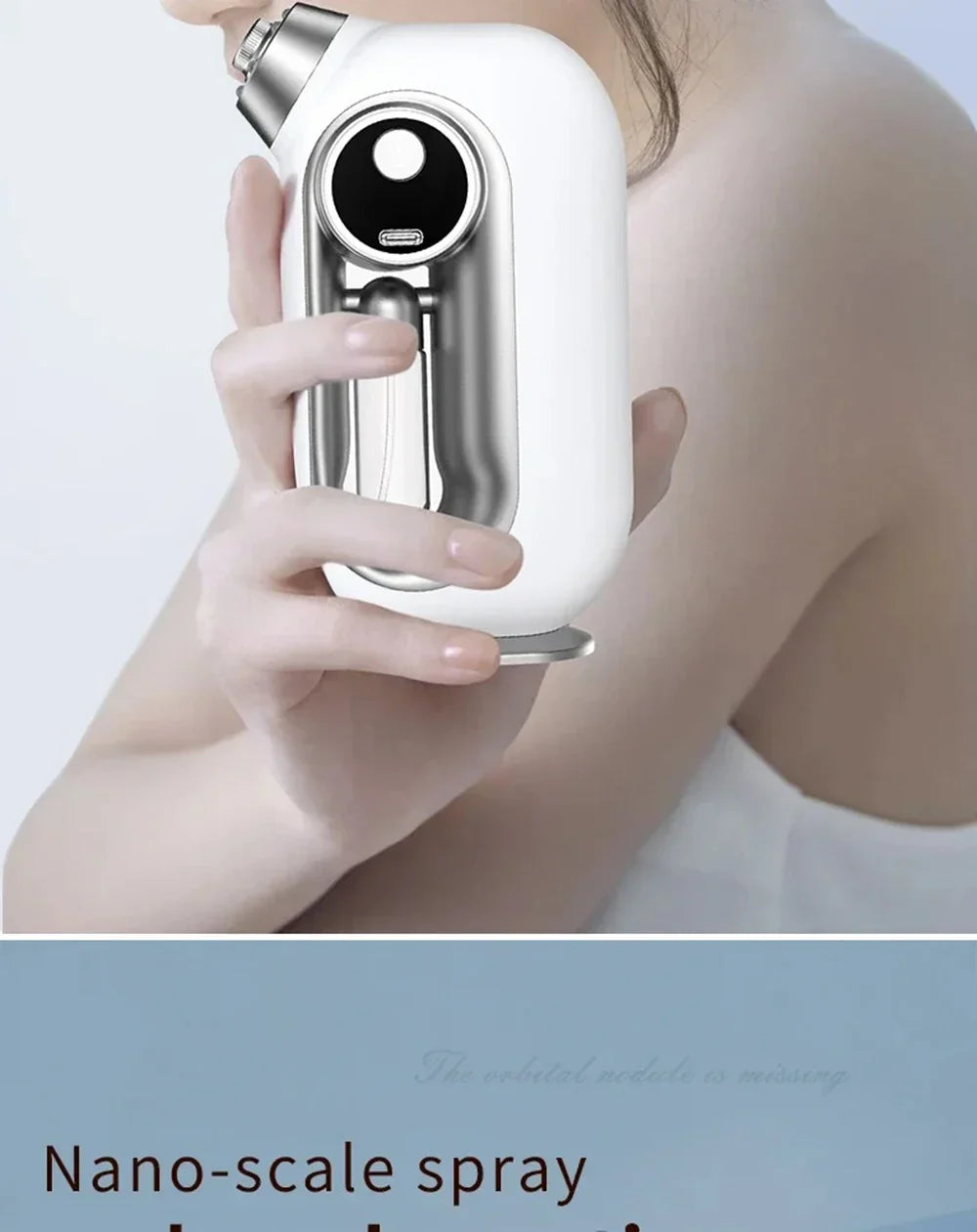 Pulvérisateur de brume hydratant pour la peau du visage, aérographe, nettoyage en profondeur du visage, injecteur d'oxygène, compresseur de brosse à Air sans fil
