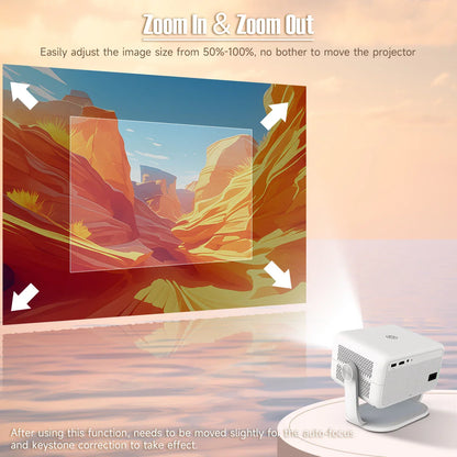 Magcubic – projecteur natif 1080P 650ANSI 4K Android11 L018, avec Correction automatique du Keystone, mise au point, Wifi6 BT5.2, film Portable pour l'extérieur