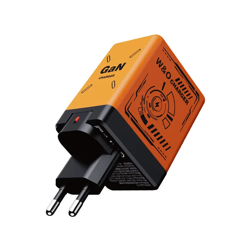W&O 20W GaN Fast Charger with Type-C & Lightning Cable