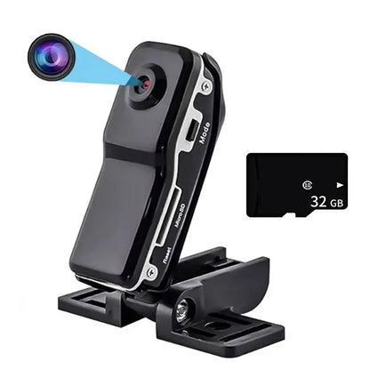 Mini caméra révélatrice HD pour la maison et le bureau, support de caméscope corporel, enregistrement vidéo portable, caméra de sécurité nounou, petite voiture de sport, webcam DVR