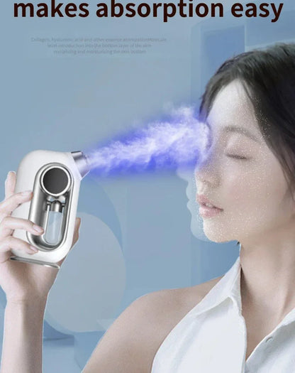 Pulvérisateur de brume hydratant pour la peau du visage, aérographe, nettoyage en profondeur du visage, injecteur d'oxygène, compresseur de brosse à Air sans fil