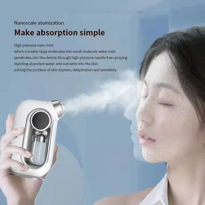 Pulvérisateur de brume hydratant pour la peau du visage, aérographe, nettoyage en profondeur du visage, injecteur d'oxygène, compresseur de brosse à Air sans fil