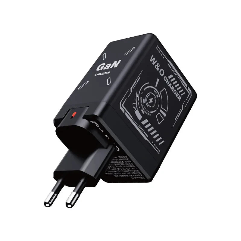 W&O 20W GaN Fast Charger with Type-C & Lightning Cable