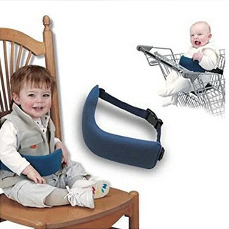 Sangle universelle pour chaise de salle à manger pour enfants, sangle de protection portable pour chaise de salle à manger pour bébé à double usage, ceinture de sécurité, sangle de poussette
