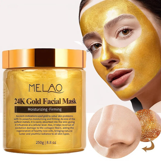 Tiroir AO-Masque facial doré 24K, masque de beauté, élimine la peau, masques qualifiée aux hydratants au collagène doré, France