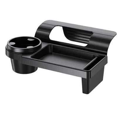 Organiseur de voiture multifonctionnel – Boîte de rangement latérale avec porte-gobelet et porte-téléphone