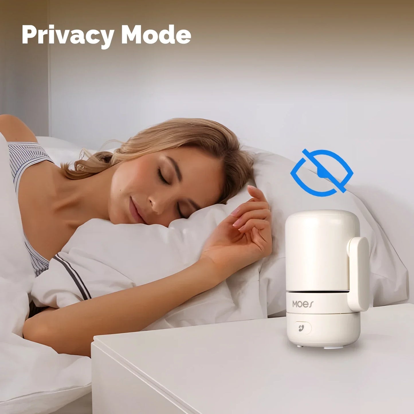 MOESTuya WiFi intérieur panoramique/inclinaison caméra de sécurité intelligente 4MP HD infrarouge Vision nocturne mouvement détection sonore moniteur patrouille panoramique