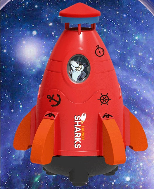Kinder-Weltraumraketen-Sprinkler 
