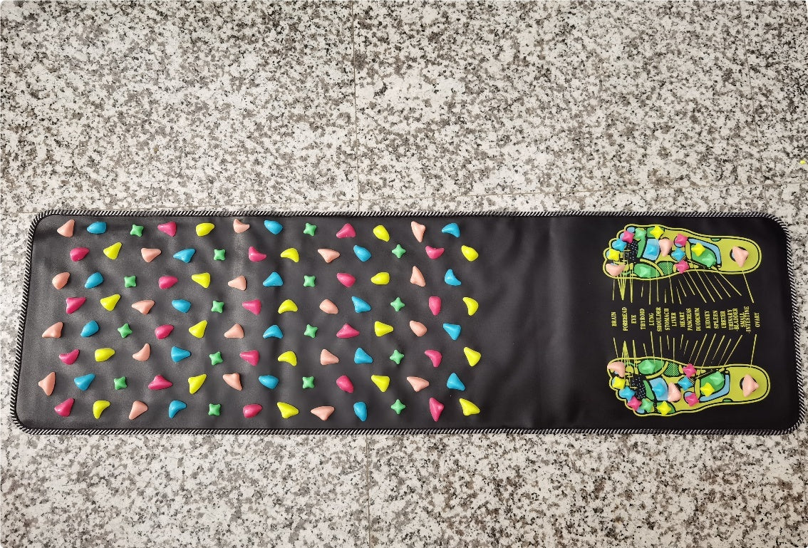 Reflexzonenmassage Fußmassage-Pad Kopfsteinpflaster Spaziergang Massagematte Schmerzlinderung Gesundheitspflege Akupressurmatte