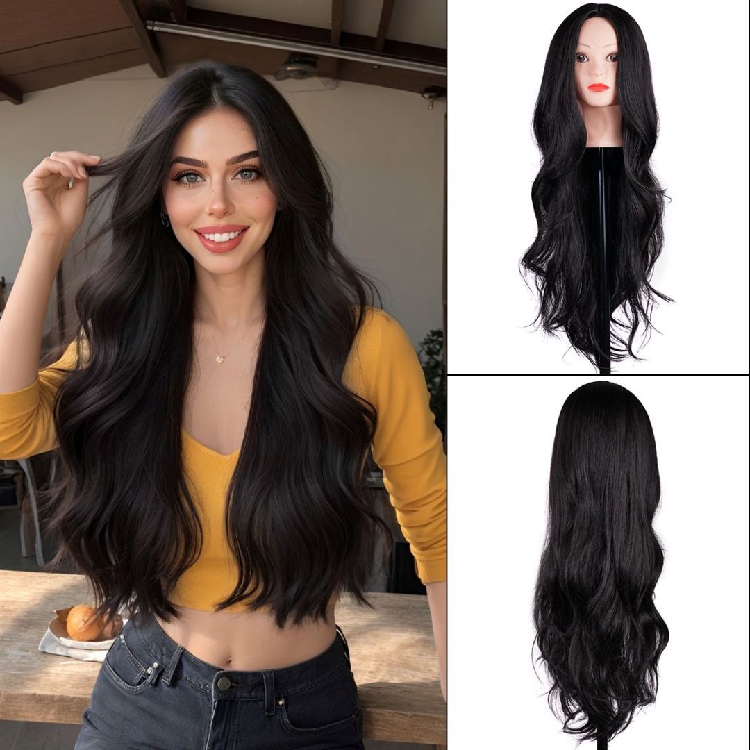 Long Curly Wig 100% Premium Fiber