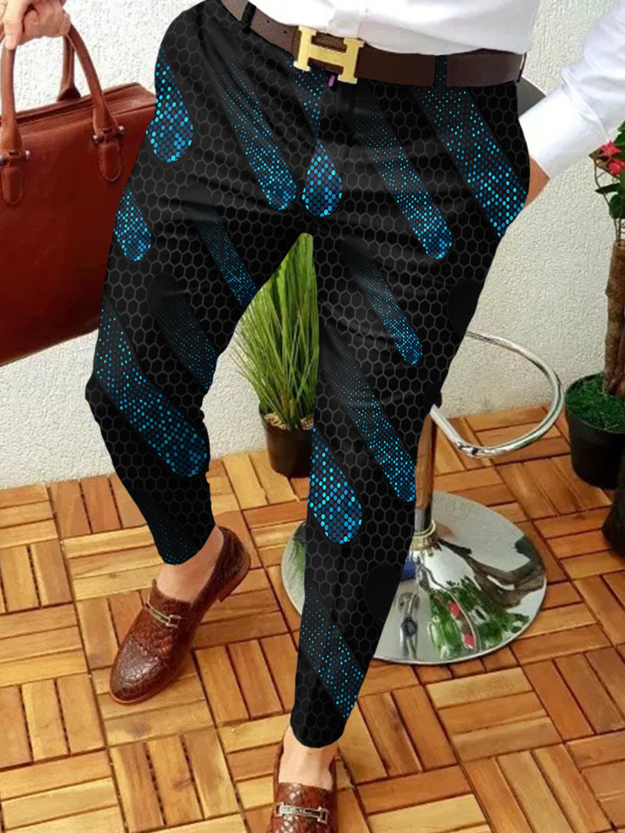 Gerade geschnittene Herrenhose aus Baumwollmischung – Lässig &amp; Bequem