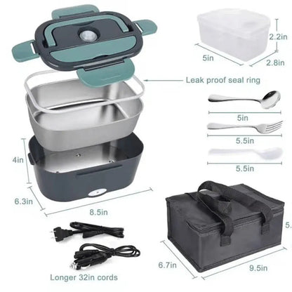🍱 Boîte Chauffante Électrique Portable SEIZON – Mangez chaud, où que vous soyez !