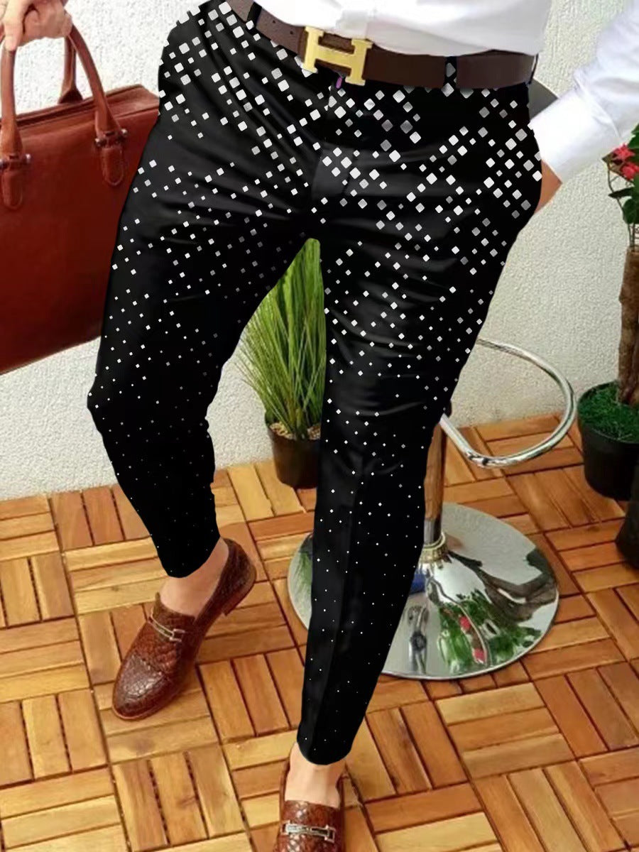 Gerade geschnittene Herrenhose aus Baumwollmischung – Lässig &amp; Bequem