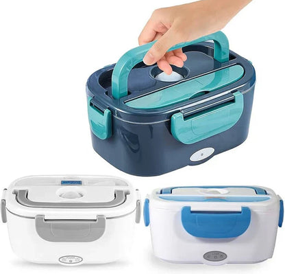 Boîte-repas électrique 3-en-1 (Voiture, Camion & Maison) – 1,5 L Inox