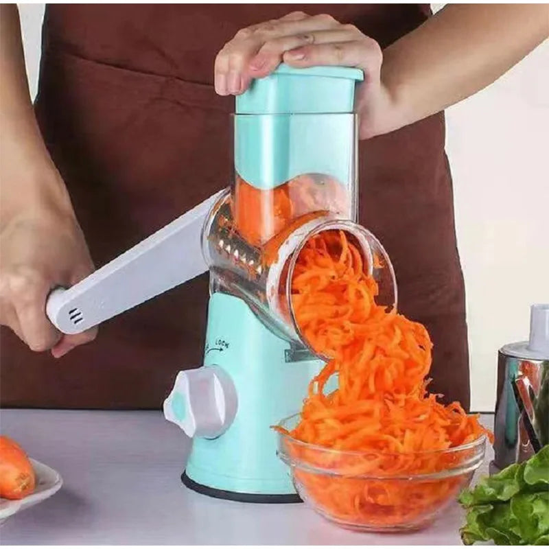 🥕 Coupe-Légumes Manuel 3-en-1 – Gagnez du temps en cuisine ! 🥒
